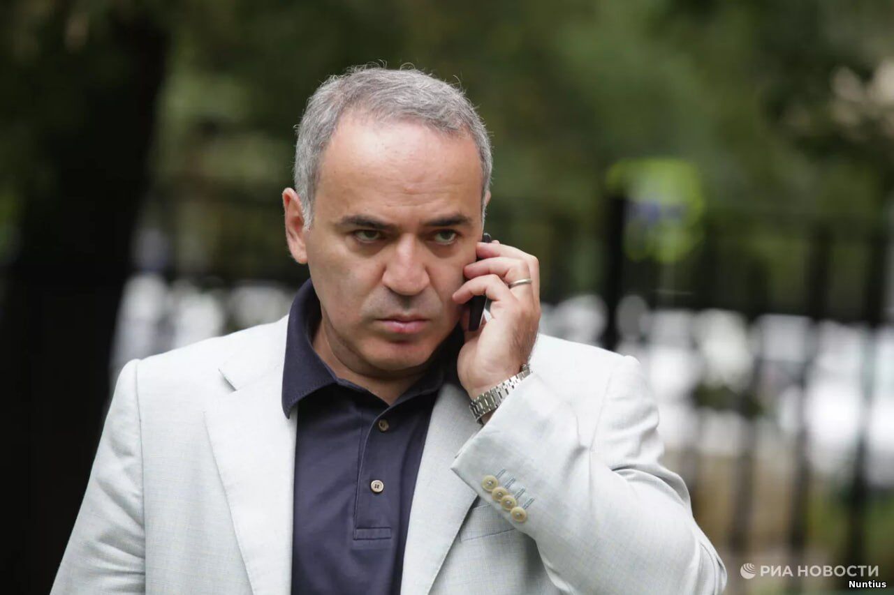Garry Kasparov (recognized as a foreign agent in Russia)